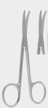 Енуклеарні ножиці сильно вигнуті, 12,5 см (cm)